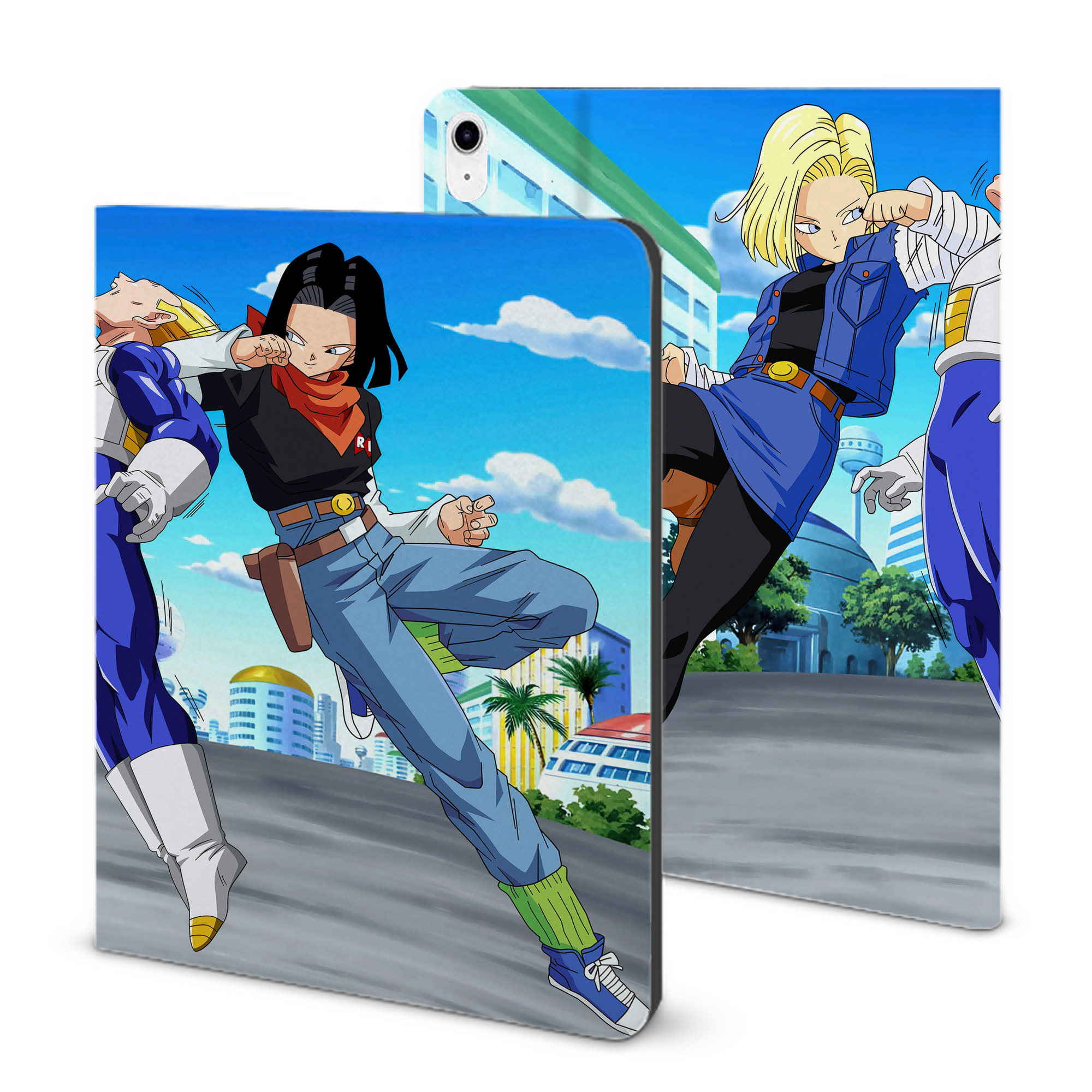 （画像用） ドラゴンボール DRAGON BALL IPad ケース ブック型 PUレザー TPU 耐衝撃 軽量 薄型 ペン収納なし 全面保護 IPad 各モデル対応